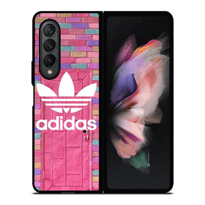 ADIDAS LOGO PINK WALL Samsung Galaxy Z Fold 3 Case Cover ADIDAS LOGO PINK WALL Samsung Galaxy Z Fold 3 Case Cover