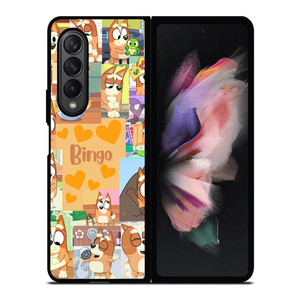BLUEY BINGO CARTOON SERIES Samsung Galaxy Z Fold 3 Case Cover BLUEY BINGO CARTOON SERIES Samsung Galaxy Z Fold 3 Case Cover