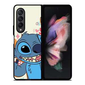 CARTOON STITCH DISNEY Samsung Galaxy Z Fold 3 Case Cover CARTOON STITCH DISNEY Samsung Galaxy Z Fold 3 Case Cover