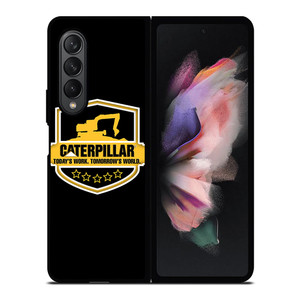 CATERPILLAR TRACTOR LOGO CAT ICON TODAY'S WORK Samsung Galaxy Z Fold 3 Case Cover CATERPILLAR TRACTOR LOGO CAT ICON TODAY'S WORK Samsung Galaxy Z Fold 3 Case Cover