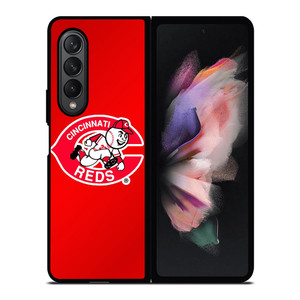 CINCINNATI REDS LOGO MLB BASEBALL TEAM ICON Samsung Galaxy Z Fold 3 Case Cover