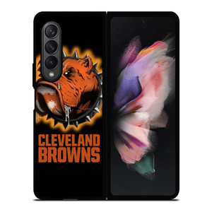 CLEVELAND BROWNS FOOTBALL LOGO DAWG POUND MASCOT Samsung Galaxy Z Fold 3 Case Cover CLEVELAND BROWNS FOOTBALL LOGO DAWG POUND MASCOT Samsung Galaxy Z Fold 3 Case Cover