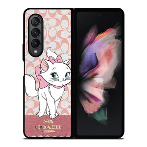 COACH NEW YORK LOGO ARISTOCAT MARIE DISNEY Samsung Galaxy Z Fold 3 Case Cover