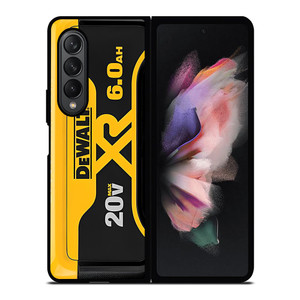 DEWALT TOOL LOGO LITHIUM BATTERY Samsung Galaxy Z Fold 3 Case Cover
