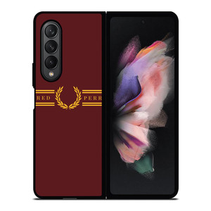 FRED PERRY LONDON LOGO Samsung Galaxy Z Fold 3 Case Cover FRED PERRY LONDON LOGO Samsung Galaxy Z Fold 3 Case Cover