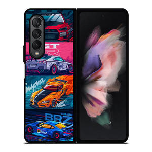 JAPAN RACING SPORTS CARS SUPRA GTR LANCER BRZ Samsung Galaxy Z Fold 3 Case Cover