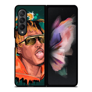 JUICE WRLD RAPPER FACE ART Samsung Galaxy Z Fold 3 Case Cover
