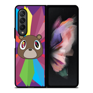 KANYE WEST DROPOUT BEAR FACE ICON Samsung Galaxy Z Fold 3 Case Cover