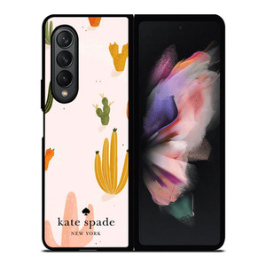 KATE SPADE NEW YORK LOGO CACTUS Samsung Galaxy Z Fold 3 Case Cover KATE SPADE NEW YORK LOGO CACTUS Samsung Galaxy Z Fold 3 Case Cover