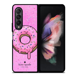 KATE SPADE NEW YORK LOGO DONUT Samsung Galaxy Z Fold 3 Case Cover KATE SPADE NEW YORK LOGO DONUT Samsung Galaxy Z Fold 3 Case Cover