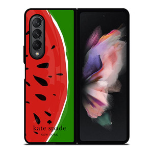 KATE SPADE NEW YORK LOGO WATER MELON Samsung Galaxy Z Fold 3 Case Cover