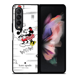 KATE SPADE NEW YORK LOGO X MICKEY MINNIE MOUSE DISNEY Samsung Galaxy Z Fold 3 Case Cover KATE SPADE NEW YORK LOGO X MICKEY MINNIE MOUSE DISNEY Samsung Galaxy Z Fold 3 Case Cover