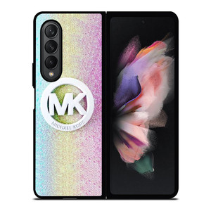 MICHAEL KORS MK LOGO RAINBOW Samsung Galaxy Z Fold 3 Case Cover