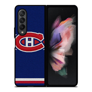 MONTREAL CANADIENS LOGO HOCKEY TEAM EMBORDERY Samsung Galaxy Z Fold 3 Case Cover