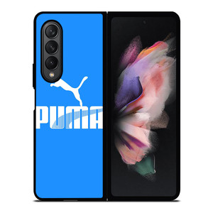 PUMA LOGO BLUE ICON Samsung Galaxy Z Fold 3 Case Cover PUMA LOGO BLUE ICON Samsung Galaxy Z Fold 3 Case Cover