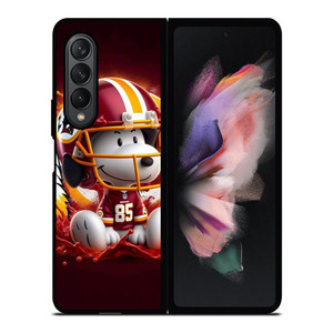 SNOOPY CHICAGO BLACKHAWKS FOOTBALL Samsung Galaxy Z Fold 3 Case Cover