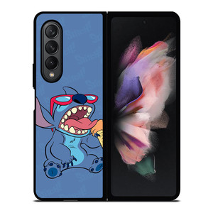 STITCH DISNEY CARTOON ICE CREAM Samsung Galaxy Z Fold 3 Case Cover