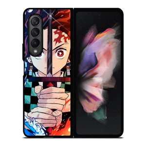 TANJIRO KAMADO DEMON SLAYER KIMETSU NO YAIBA Samsung Galaxy Z Fold 3 Case Cover