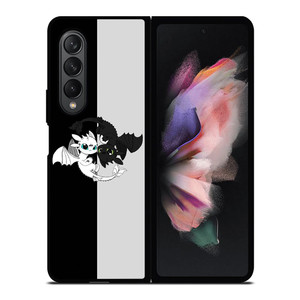 TOOTHLESS AND LIGHT FURY YIN YANG Samsung Galaxy Z Fold 3 Case Cover