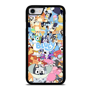 BLUEY CARTOON CHARACTERS COLLAGE iPhone SE 2022 Case Cover