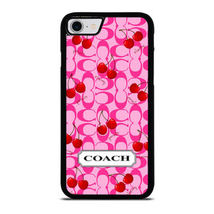 COACH NEW YORK LOGO CHERRY iPhone SE 2022 Case Cover COACH NEW YORK LOGO CHERRY iPhone SE 2022 Case Cover