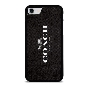 COACH NEW YORK LOGO ON BLACK FABRIC iPhone SE 2022 Case Cover COACH NEW YORK LOGO ON BLACK FABRIC iPhone SE 2022 Case Cover
