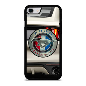 FORD MUSTANG CAR LOGO WHITE iPhone SE 2022 Case Cover