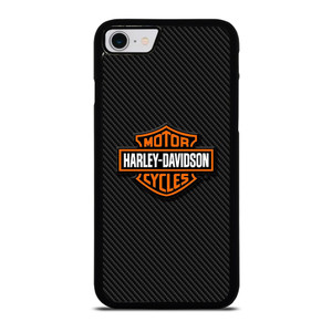 HARLEY DAVIDSON MOTORCYCLES LOGO CARBON iPhone SE 2022 Case Cover