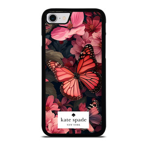 KATE SPADE NEW YORK FLOWER BUTTTERFLY iPhone SE 2022 Case Cover