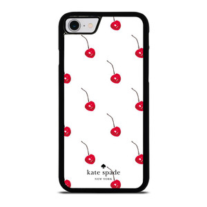 KATE SPADE NEW YORK LOGO CHERRIES iPhone SE 2022 Case Cover