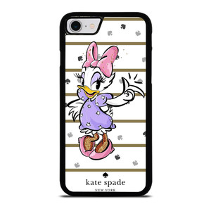 KATE SPADE NEW YORK LOGO DAISY DUCK DISNEY iPhone SE 2022 Case Cover