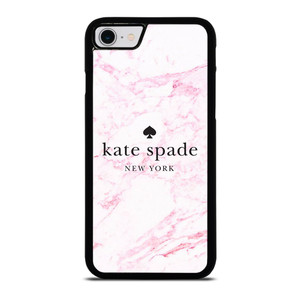 KATE SPADE NEW YORK LOGO PINK MARBLES iPhone SE 2022 Case Cover