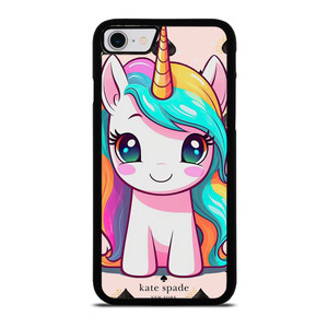 KATE SPADE NEW YORK LOGO PRETTY UNICORN iPhone SE 2022 Case Cover