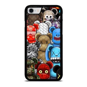 KAWS COLLAGE ICON BRANDS LOGO iPhone SE 2022 Case Cover