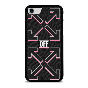 OFF WHITE LOGO BLACK PINK iPhone SE 2022 Case Cover