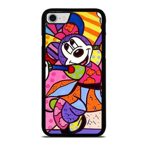 ROMERO BRITTO MINNIE MOUSE ART iPhone SE 2022 Case Cover