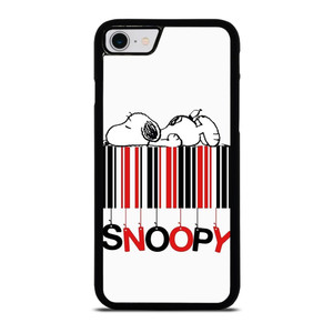SNOOPY THE PEANUTS CARTOON BARCODE iPhone SE 2022 Case Cover