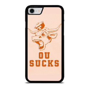 TEXAS LONGHORN ICON OU SUCKS LOGO FOOTBALL UNIVERSITY iPhone SE 2022 Case Cover