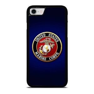 UNITED STATES US MARINE CORPS LOGO BLUE iPhone SE 2022 Case Cover
