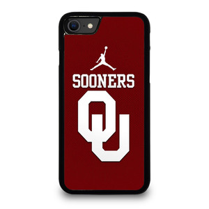 AIR JORDAN OKLAHOMA SOONERS UNIVERSITY FOOTBALL TEAM LOGO. iPhone SE 2020 Case Cover