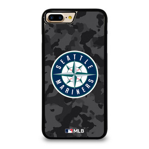 SEATTLE MARINERS BASEBALL BLACK CAMO iPhone 7 / 8 Plus Case Cover