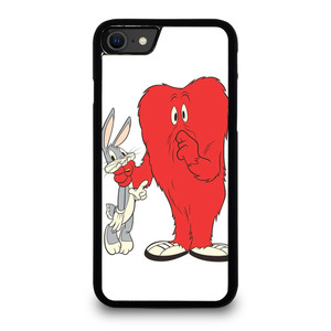 BUGS BUNNY AND GOSSAMER CARTOON. iPhone SE 2020 Case Cover BUGS BUNNY AND GOSSAMER CARTOON. iPhone SE 2020 Case Cover