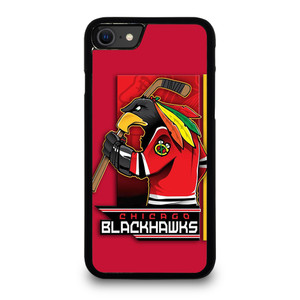 CHICAGO BLACKHAWKS HOCKEY TEAM LOGO MASCOT. iPhone SE 2020 Case Cover