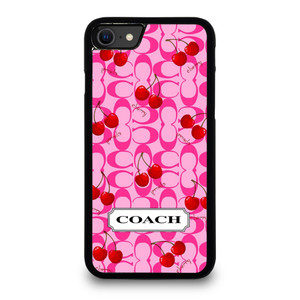 COACH NEW YORK LOGO CHERRY. iPhone SE 2020 Case Cover COACH NEW YORK LOGO CHERRY. iPhone SE 2020 Case Cover