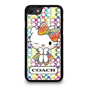 COACH NEW YORK LOGO CUTE HELLO KITTY. iPhone SE 2020 Case Cover