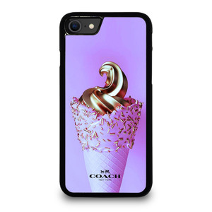 COACH NEW YORK LOGO GOLDEN ICE CREAM ICON. iPhone SE 2020 Case Cover