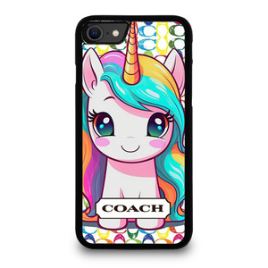 COACH NEW YORK LOGO PRETTY UNICORN. iPhone SE 2020 Case Cover