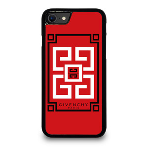 GIVENCHY PARIS ART LOGO RED. iPhone SE 2020 Case Cover