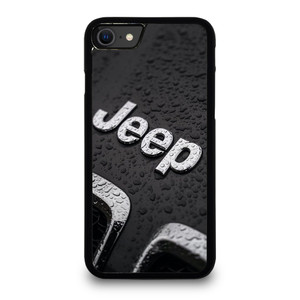 JEEP CAR LOGO UNDER RAIN. iPhone SE 2020 Case Cover