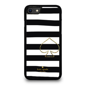 KATE SPADE NEW YORK BLACK STRIPES. iPhone SE 2020 Case Cover